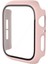Apple Watch 41MM Camlı Kasa Ekran Koruyucu - Pembe 1