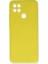 Oppo A15 Kılıf Nano Içi Kadife Silikon - Sarı 1