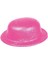Pembe Renk Simli Melon Yuvarlak Parti Şapkası 24X26 cm 1