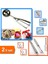 Dondurma Kaşığı - Karpuz Dondurma Kaşığı + Soyacak ve Rende Paslanmaz Çelik Inox + 2li Set Z2E6T5 1