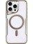 iPhone 14 Pro Kılıf Boyi Magsafe Silikon Kapak - Gümüş 1