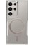 Samsung Galaxy S24 Ultra Kılıf Boyi Magsafe Silikon Kapak - Gümüş 1