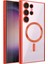 Ieg Samsung Galaxy S22 Ultra Kılıf Kross Magneticsafe Kapak - Kırmızı 1