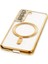 Ieg Samsung Galaxy S22 Kılıf Kross Magneticsafe Kapak - Gold 4