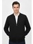 Erkek Hakim Yaka Astarlı Triko Fermuarlı Mont BGL-ST04831 1
