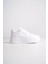 Alessı Bağcıklı Cool Kadın Sneaker Beyaz Spor Ayakkabı 6