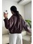 Premium Pb Oversize Bomber Belden Lastikli Deri Ceket 2