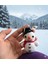El Yapımı Amigurumi Kardan Adam Anahtarlık | %100 Pamuk Örgü | Yılbaşı & Kış Temalı Dekoratif Hediye 5