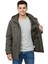 Erkek Spor Kanvas Kapüşonlu Parka M2665 BGL-ST04959 3