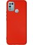 İnfinix Hot 10 Play Kılıf Nano içi Kadife Silikon - Kırmızı 1