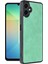 Samsung Galaxy A06 Kılıf Aras Deri Kapak - Koyu Yeşil 2
