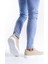 SLW165 Elite Bağcıklı Erkek Günlük Sneaker Ayakkabı Krem 8