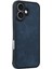 iPhone 16 Kılıf Aras Deri Kapak - Lacivert 2