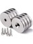 2 Adet 25X10/5X5,5 mm Neodyum Mıknatıs Havşa Delikli Magnet Vida Atılabilir N35 Nikel Paslanmaz 3