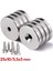 2 Adet 25X10/5X5,5 mm Neodyum Mıknatıs Havşa Delikli Magnet Vida Atılabilir N35 Nikel Paslanmaz 4