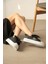 Star Rahat Ergonomik Premium Kadın Sneaker Siyah Beyaz 5