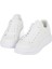 Bull Bağcıklı Tarz Erkek Rahat Beyaz Sneaker 8