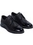 Cnt397 Bağcıklı Vip Tarz Ortopedik Erkek Siyah Klasik Ayakkabı 3