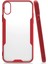 iPhone x Kılıf Platin Silikon - Kırmızı 1