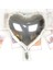 Buğz Kalp Uçan Balon Folyo Mor 80 cm 32 Inç 1