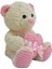 Buğz 62915 35 cm Kalbi Kurdeleli Peluş Ayı -Hly 2