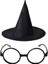 Buğz Harry Potter Şapkası ve Gözlüğü Siyah Renk 1