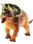 Buğz Yumuşak Plastik Dinozor Figür - Triceratops 1