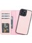 Buğz Apple iPhone 13 Pro Max Uyumlu Deri Cüzdanlı Kılıf Nu2 Pembe 1