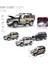 Buğz HCL-510A Çek Bırak 1:22 Sesli ve Işıklı Buharlı Df Metal Jeep 4
