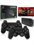 Buğz Çift Kollu 2.4g Kablosuz Retro 4K Game Stick 3500 Oyun Atari Hd Görüntü Kalitesi 4