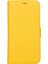 Buğz Apple iPhone 13 Uyumlu Deri Cüzdanlı Kılıf Limon Sarı 2