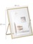 DHZ90102 Altın Metal Modern Dekoratif Cam Fotoğraf Çerçevesi Masa Duvar Fotoğraf Çerçevesi 18X22CM 2