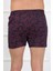 Erkek Penye Boxer Bordo - Lacivert 4