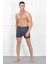 Erkek Penye Boxer Lacivert 1