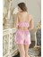 3'lü Saten Şortlu Takım Pembe 3