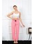 Kadın Pamuklu Alt Pijama Pembe 1