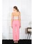 Kadın Pamuklu Alt Pijama Pembe 4