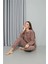 Polar Kadın Pijama Takımı Sütlü Kahve 4