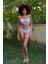 Kadın Içi Boş Fiyonklu Kaplı Lila Alt Üst Bikini Takım 5