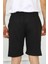 Erkek Pamuk Siyah Şort 4