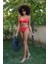Kadın Destekli Fiyonklu Alt Üst Kırmızı Bikini Takım 1