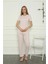 Kadın Penye Pijama Takım Pembe 1