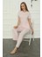 Kadın Penye Pijama Takım Pembe 3