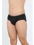 Erkek Pamuk Likralı Slip Siyah 1