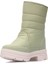 Lady İçi Termal Kaydırmaz Taban Cırtlı Kız Çocuk Kar Botu Yeşil 17