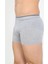 Erkek Pamuk Likralı Boxer Gri 4