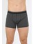 Erkek Pamuk Likralı Boxer Antrasit 2