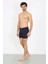 Erkek Penye Boxer Lacivert 2