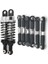 2 Adet Yağ Ayarlanabilir 65MM Şok Emici Damper 1/18 Wltoys A959 A969 Gümüş ve 6pc Ayarlanabilir Metal Bağlantı Çekme Çubuğu (Yurt Dışından) 5