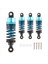 4pcs Alüminyum Alaşım Şok Emiciler Damper Damper Tamiya Tt-01 TT01 Tt-02 TT02 1/10 Rc Araba Yükseltme Parçaları Mavi (Yurt Dışından) 3